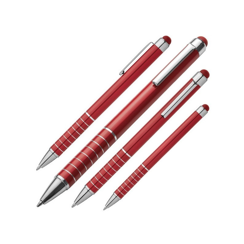 Glôčkové pero a stylus (modrá náplň)