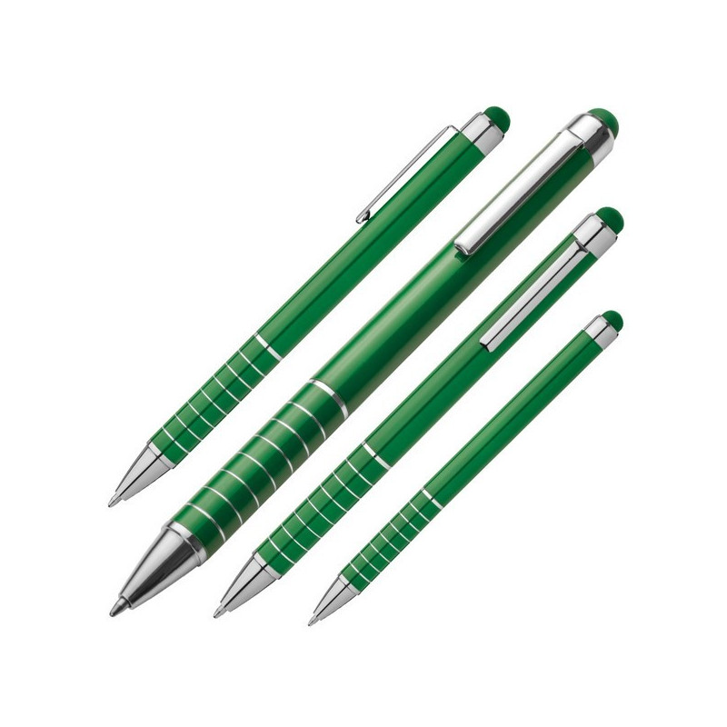 Glôčkové pero a stylus (modrá náplň)