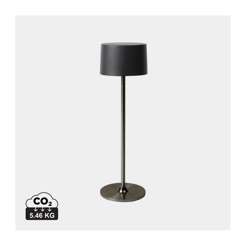 Stolová lampa VINGA Nauro z RCS plastu, antracitová