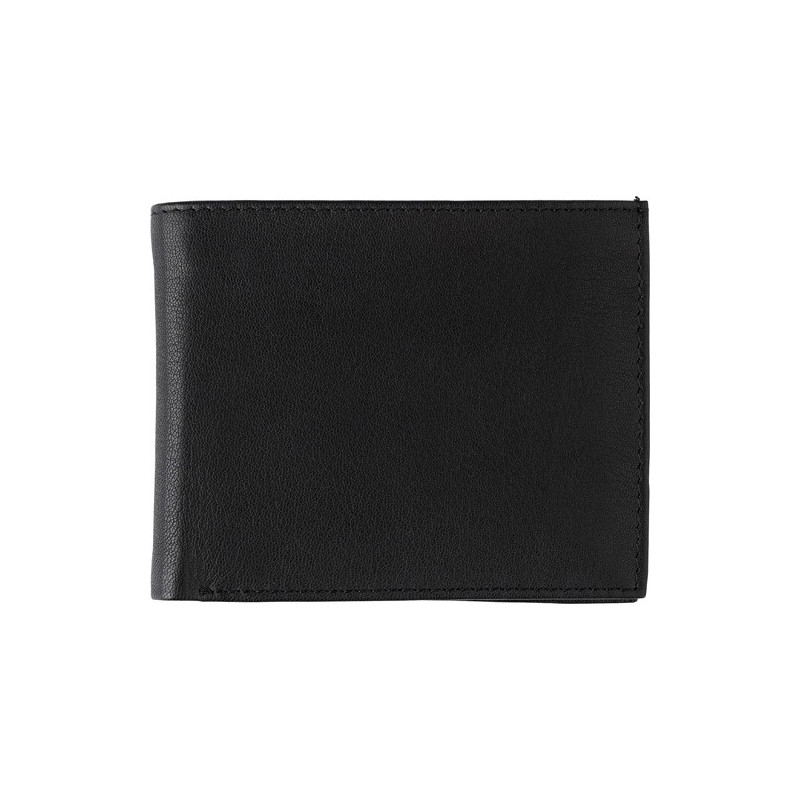 Kožená RFID peňaženka, čierna