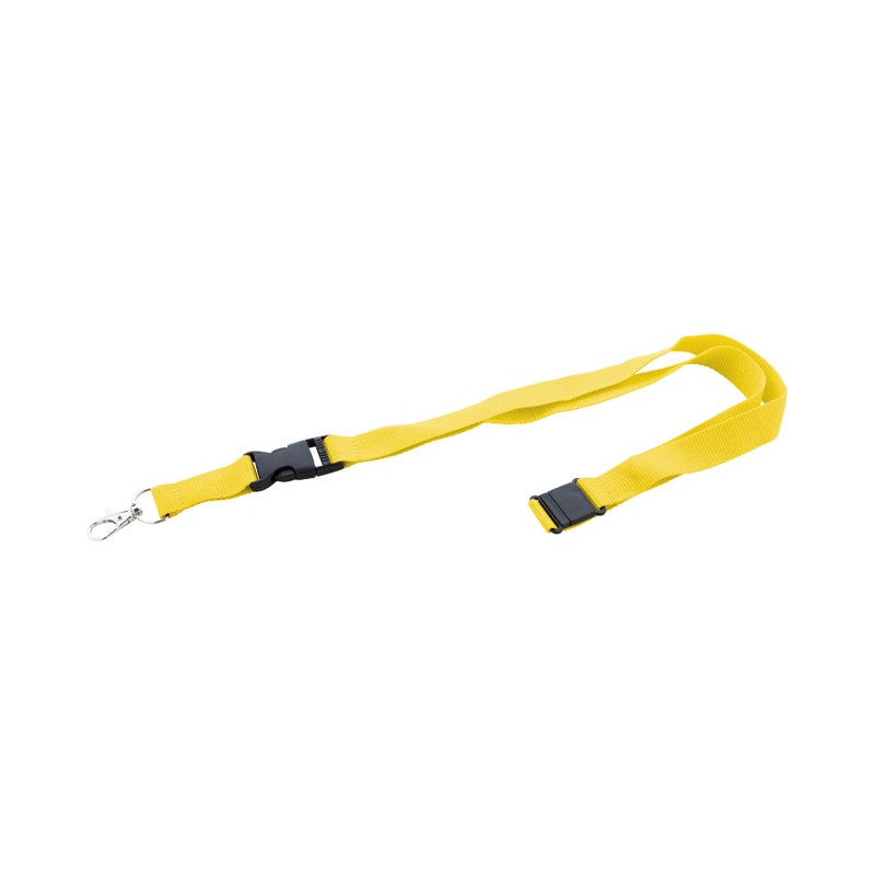 RPET lanyard s prackou a bezpečnostnou sponou