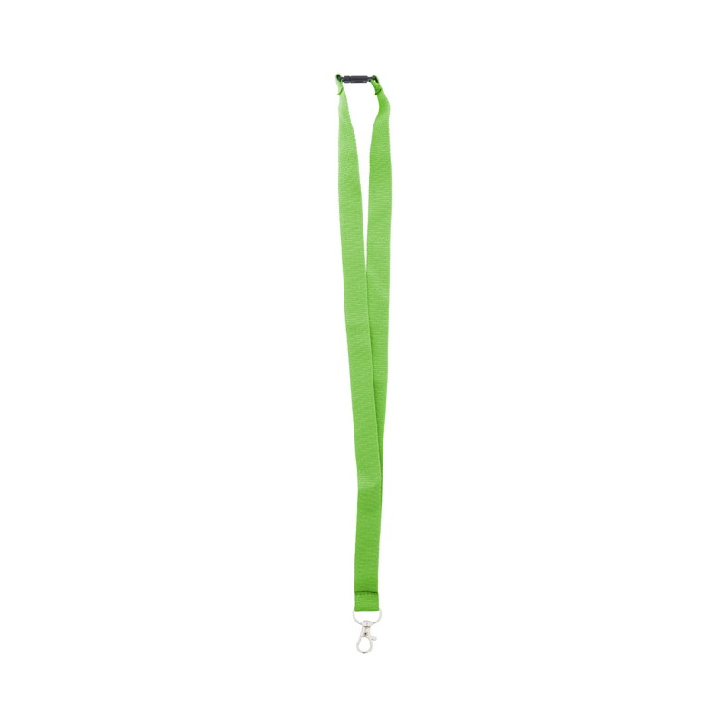 RPET lanyard s bezpečnostnou sponou