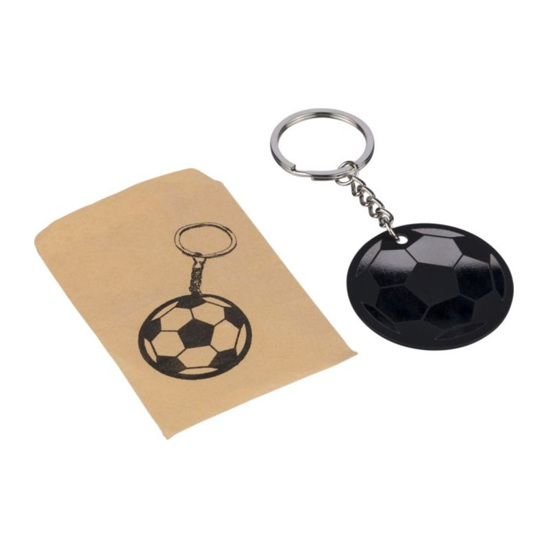 Nerezová kľúčenka - futbalová lopta