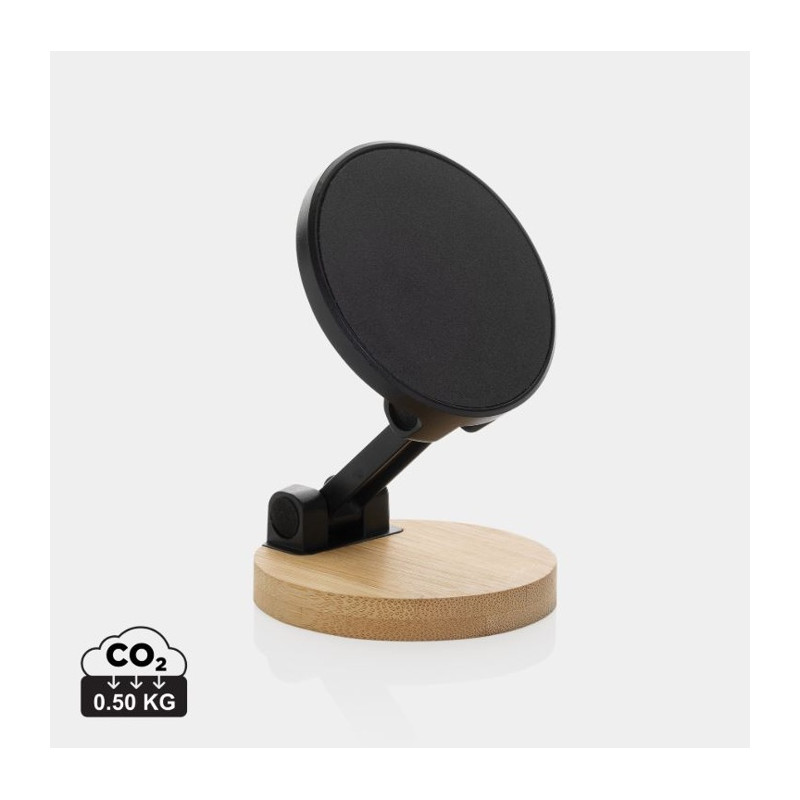 Stojan na telefón Magmount z RCS plastu a bambusu