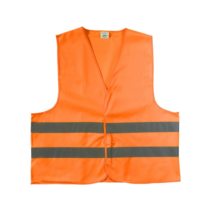 Reflexná vesta (3 veľkosti), oranžová, XXL