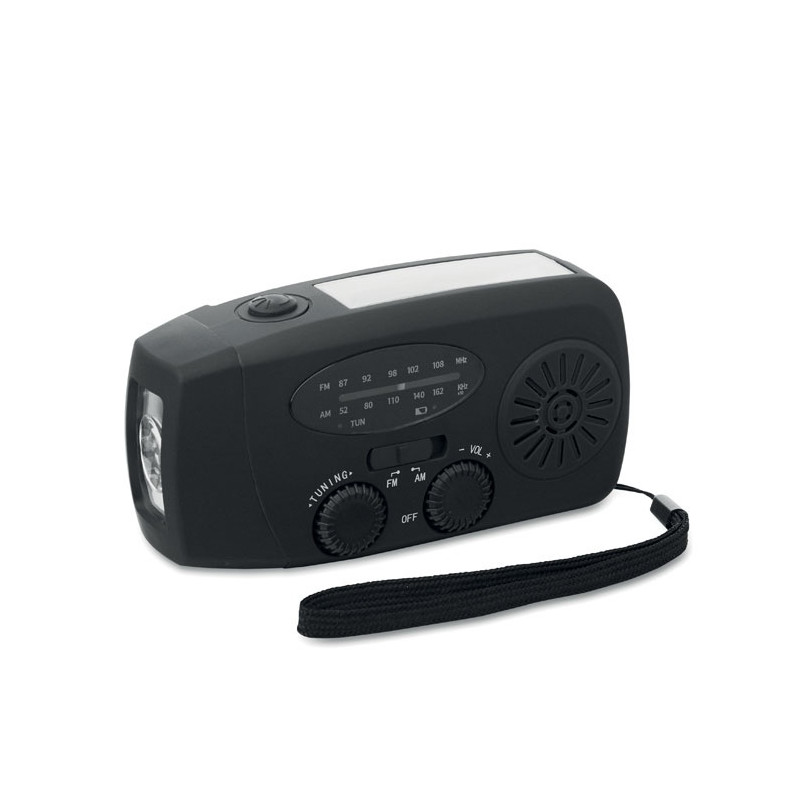 Prenosné rádio s LED svetlom