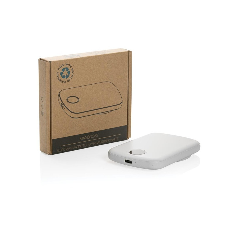Magnetická powerbanka 5000mAh MagBoost z RCS plastu