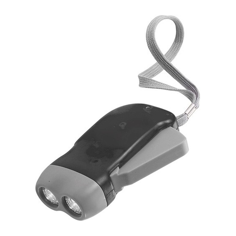 Baterka s dynamom, 2 LED svetlá