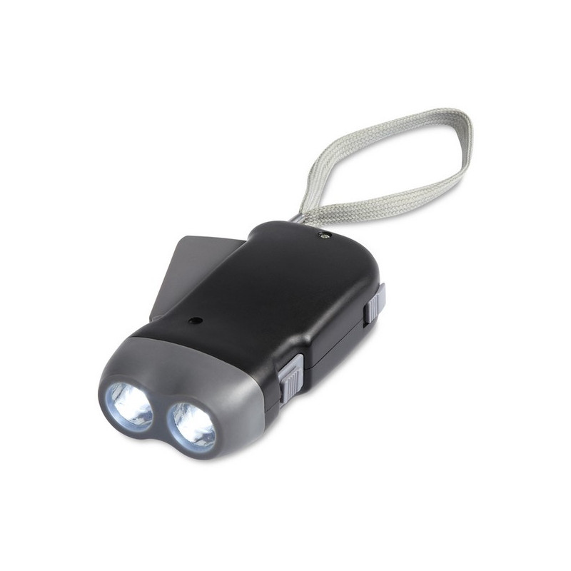 Baterka s 2 LED svetlami a dynamom