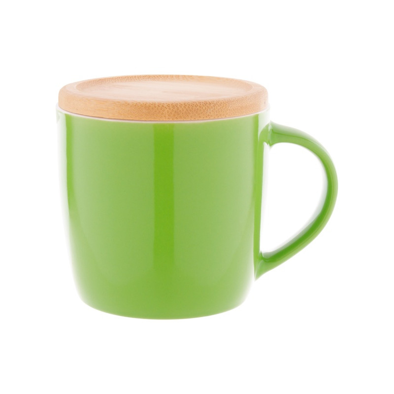 Keramický hrnček 335 ml s podtáckom