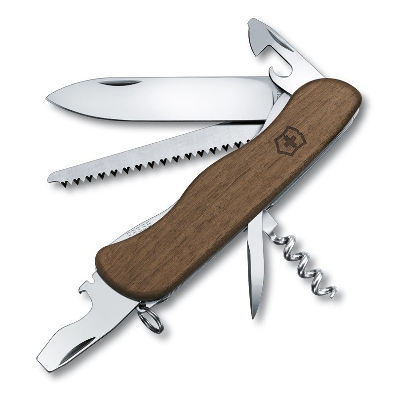 FORESTER WOOD vreckový nôž (11,1 cm, 10 funkcií)