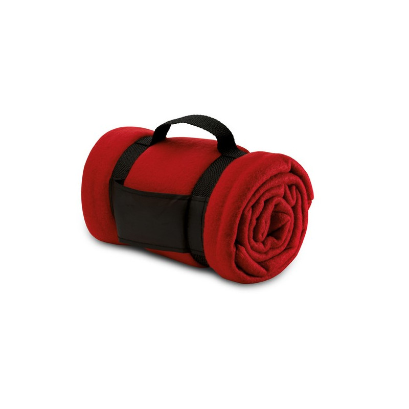 Flísová deka s popruhom 180 g/m2