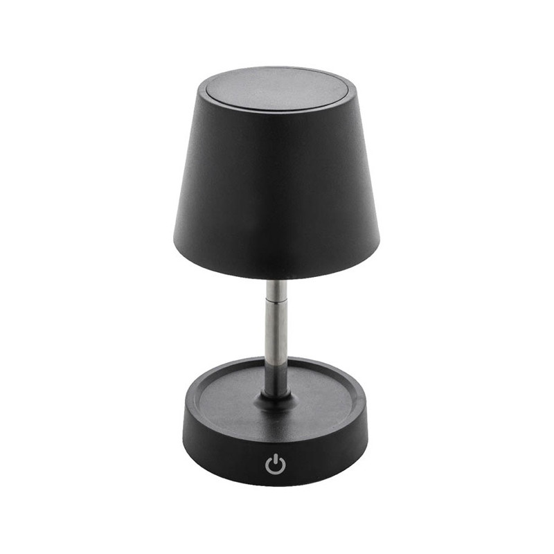Barová stolná lampa z RABS, čierna