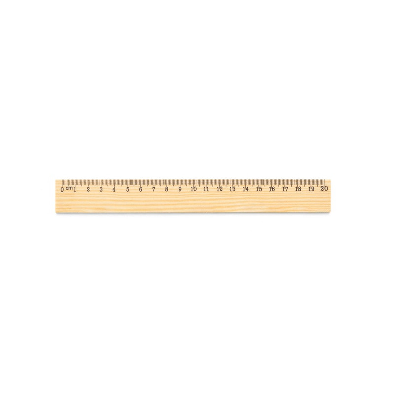 Pravítko z borovicového dreva (20 cm)