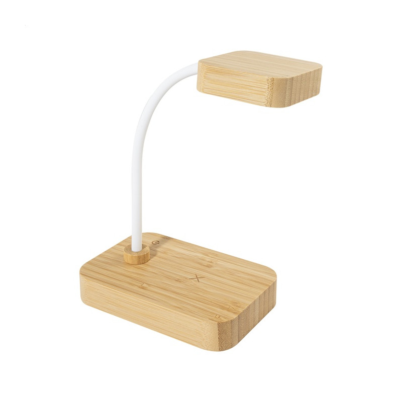 Stolná lampa s bezdrôtovou nabíjačkou