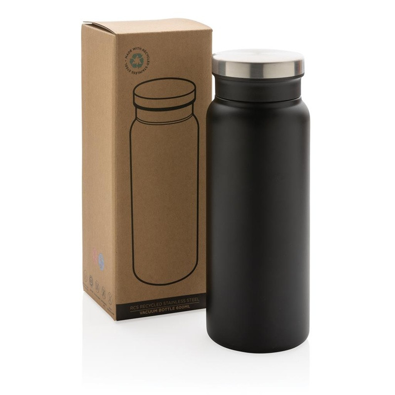 Termo fľaša 600ml z RCS recyklovanej ocele