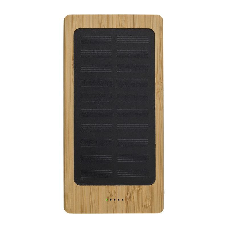 Bambusová solárna powerbanka (8000 mAh)