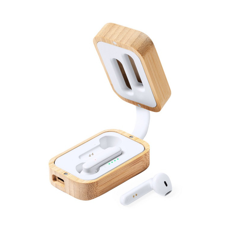 Bezdrôtové bluetooth slúchadlá, prírodná