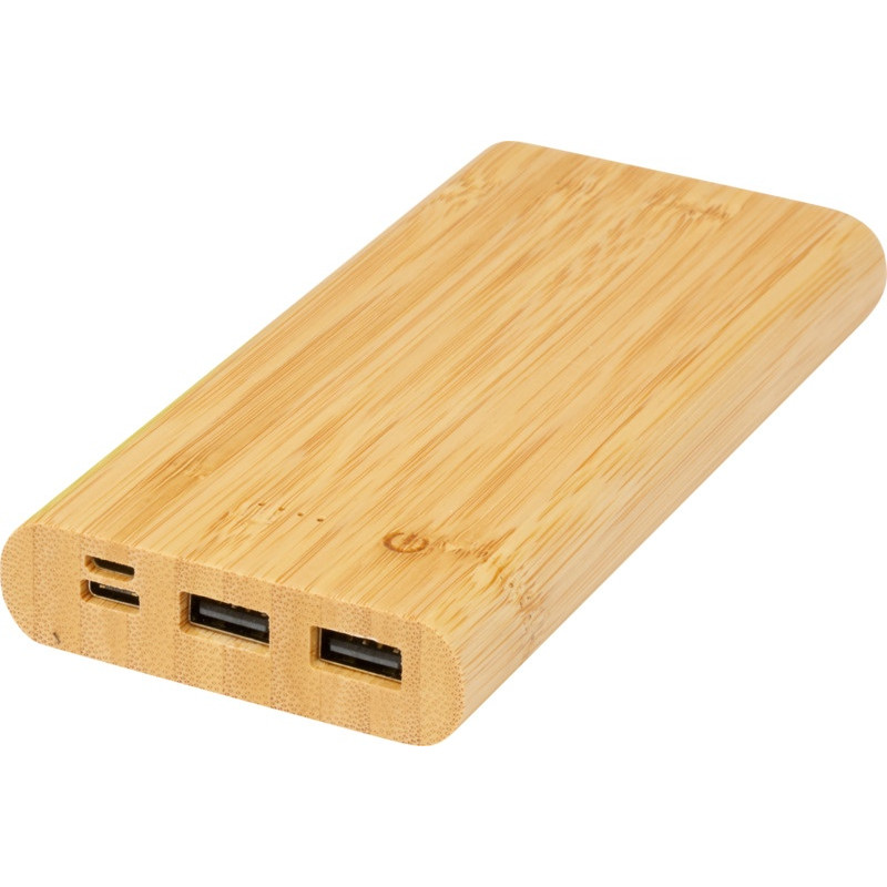 Bambusová powerbanka 10 000 mAh