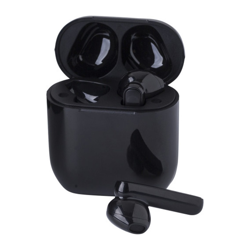 Bezdrôtové bluetooth slúchadlá, čierna