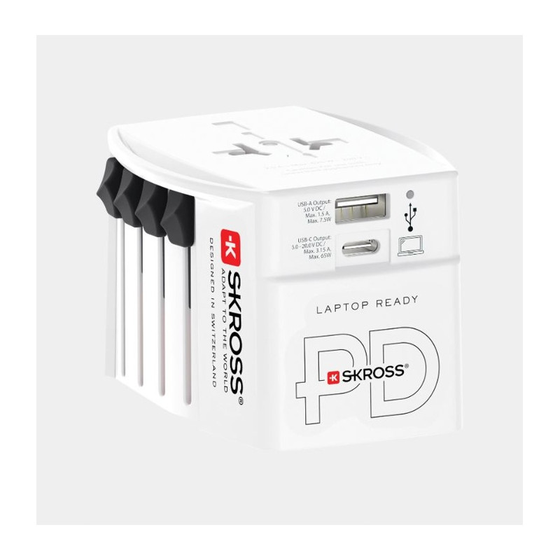 Adaptér SKROSS World MUV 65W PD s USB C káblom