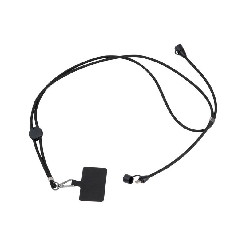 Šnúrka na krk s nabíjacím káblom USB-C