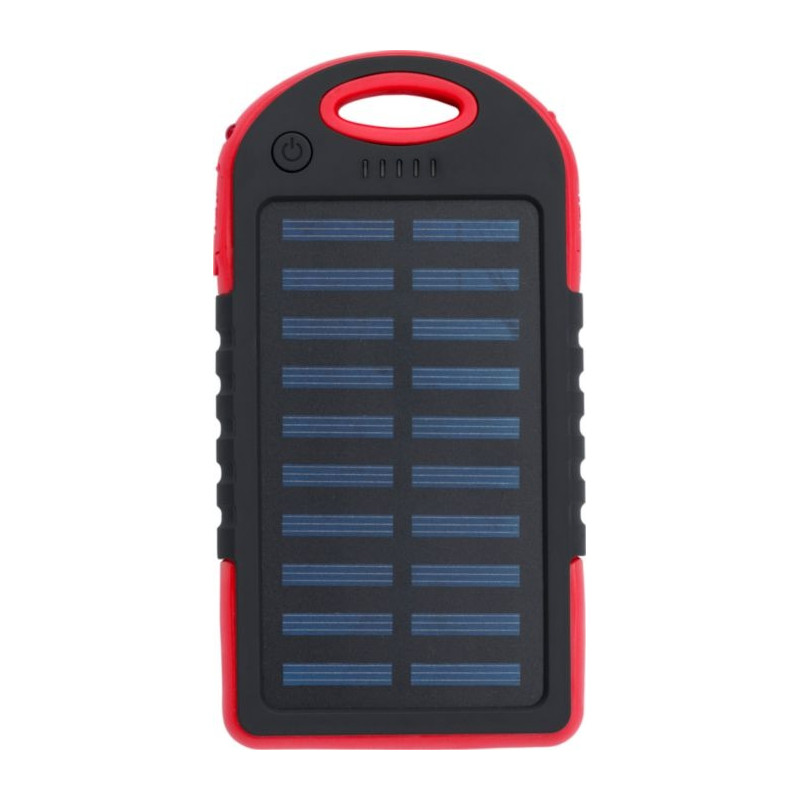 Pogumovaná solárna powerbanka 4000 mAh