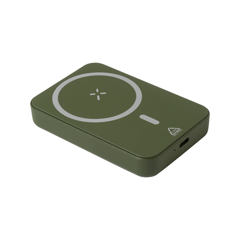 Bezdrôtová hliníková powerbanka (5000 mAh/15W)