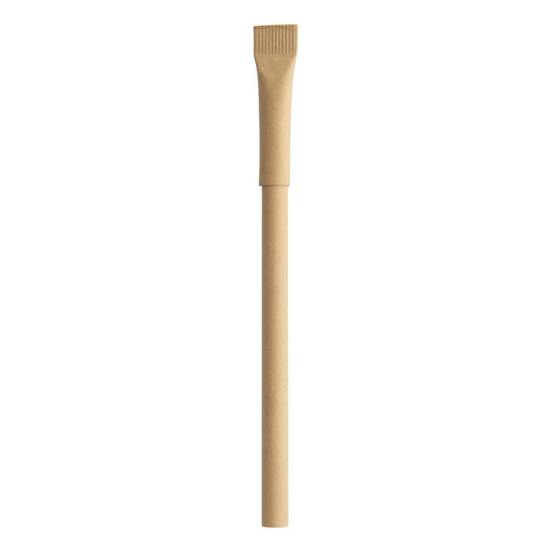 Recyklované papierové guľôčkové pero, modrá náplň