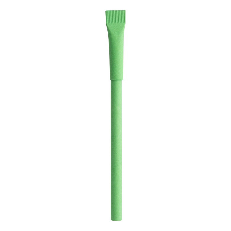 Recyklované papierové guľôčkové pero, modrá náplň