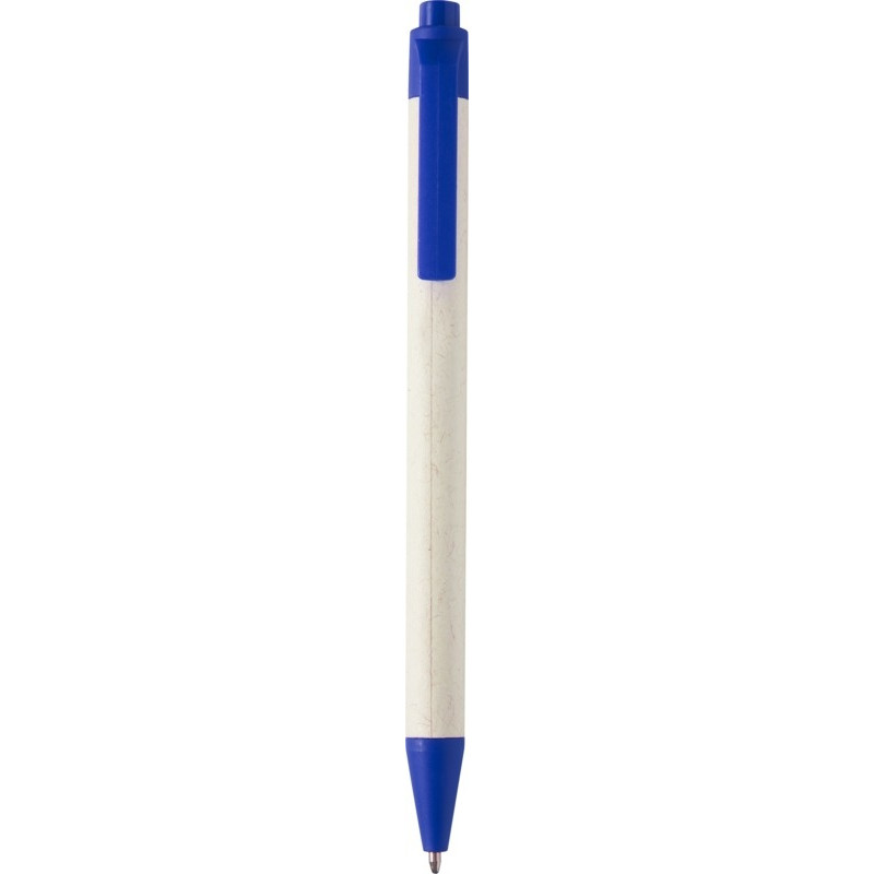 Guľôčkové pero (čierne) z kartónov od mlieka