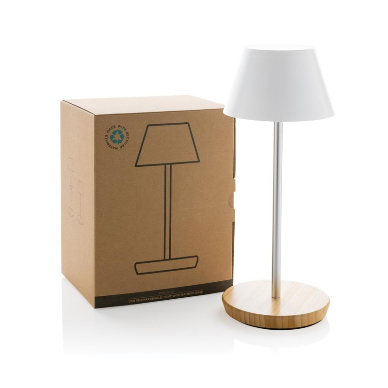 USB stolná lampa z RCS recykl. plastu