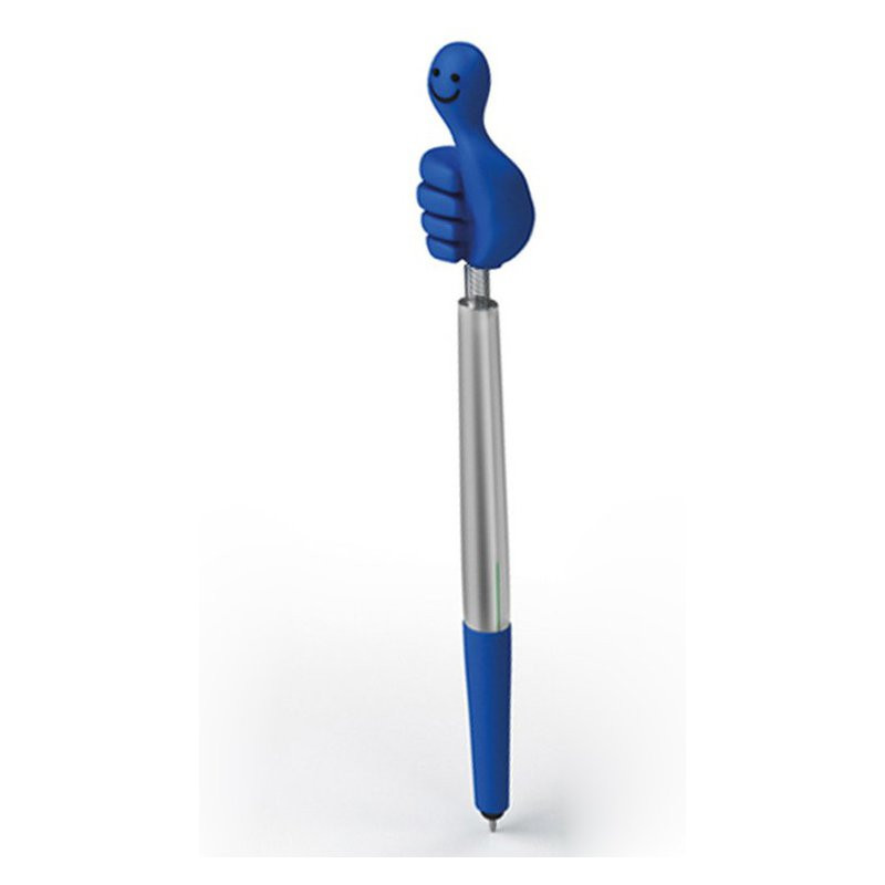 Glôčkové pero a stylus (modrá náplň)