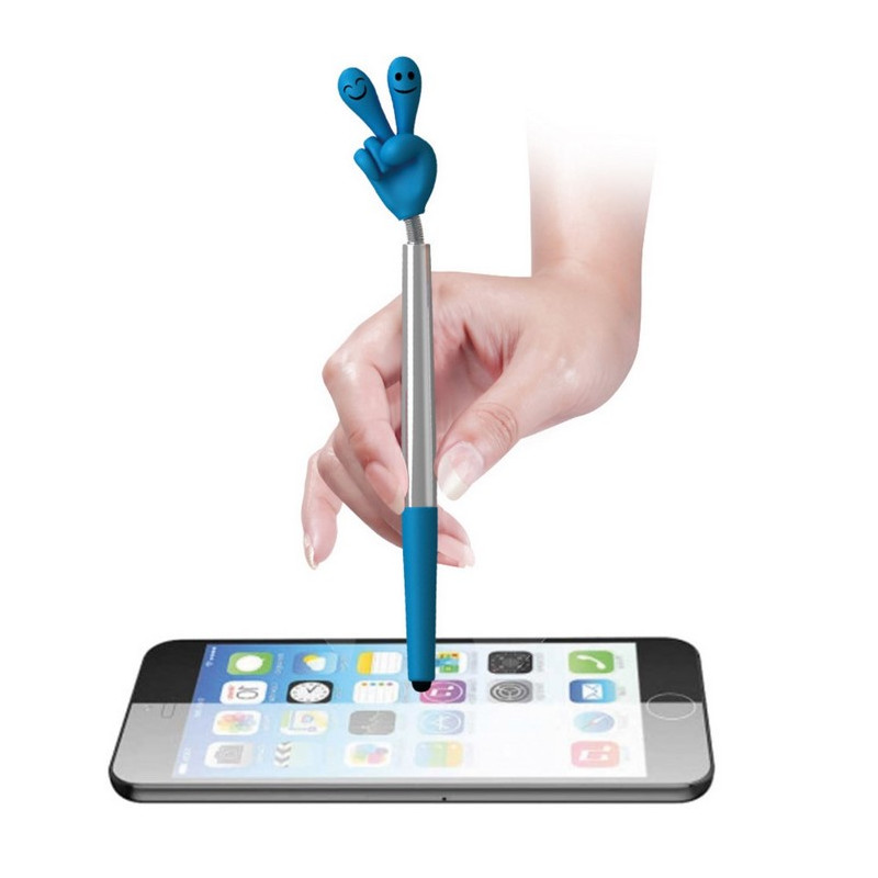 Glôčkové pero a stylus (modrá náplň)