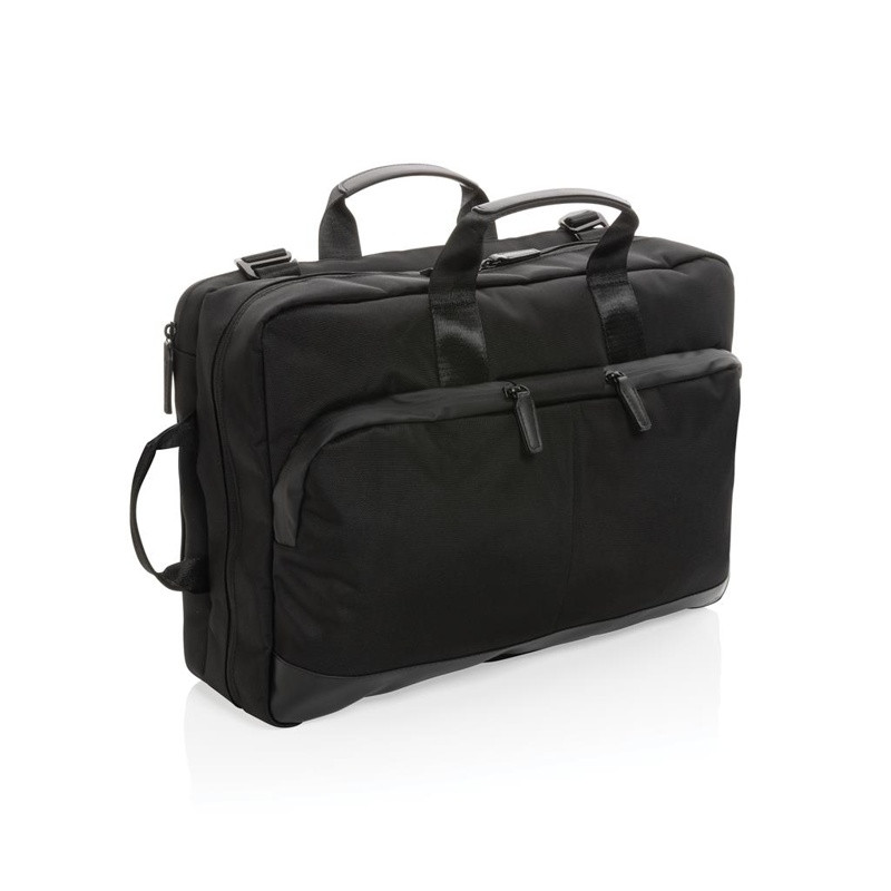 Batoh & taška na 15,6" notebook Swiss Peak z RPET, čierna