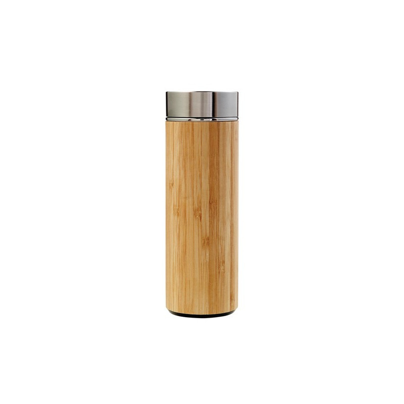 Termoska z bambusu a kovu (420 ml)
