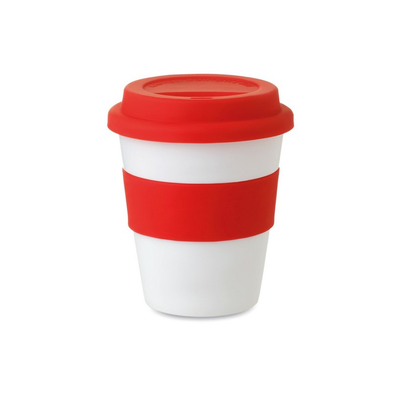 Plastový pohár s viečkom (350 ml)