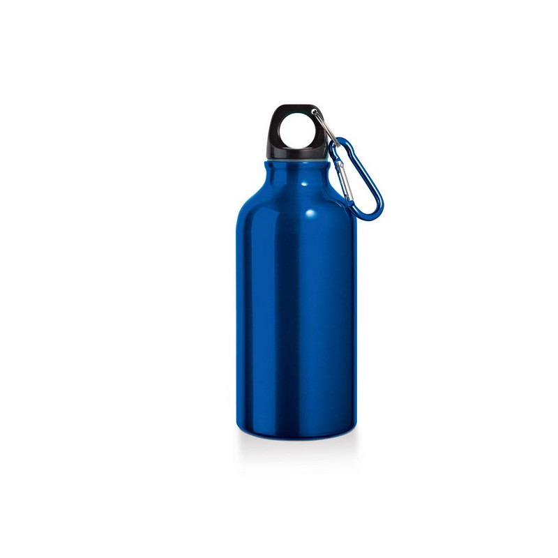 Hliníková fľaša s karabínou (400 ml)