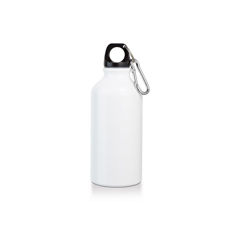 Hliníková fľaša s karabínou (400 ml)