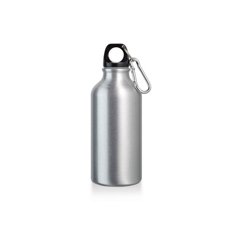 Hliníková fľaša s karabínou (400 ml)