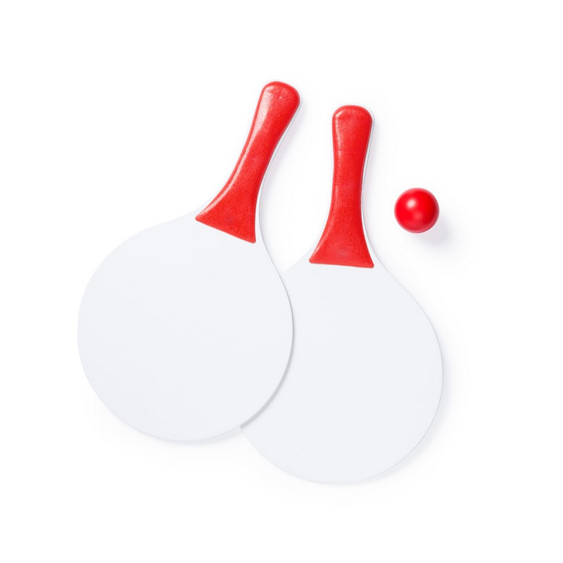 Set na plážový tenis, drevo / plast