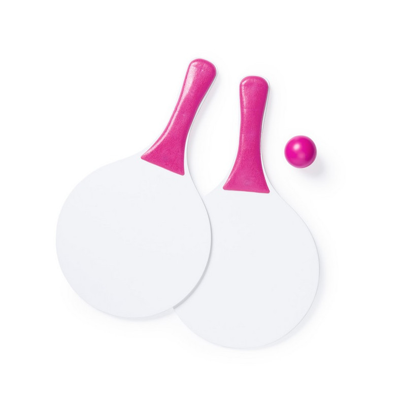 Set na plážový tenis, drevo / plast