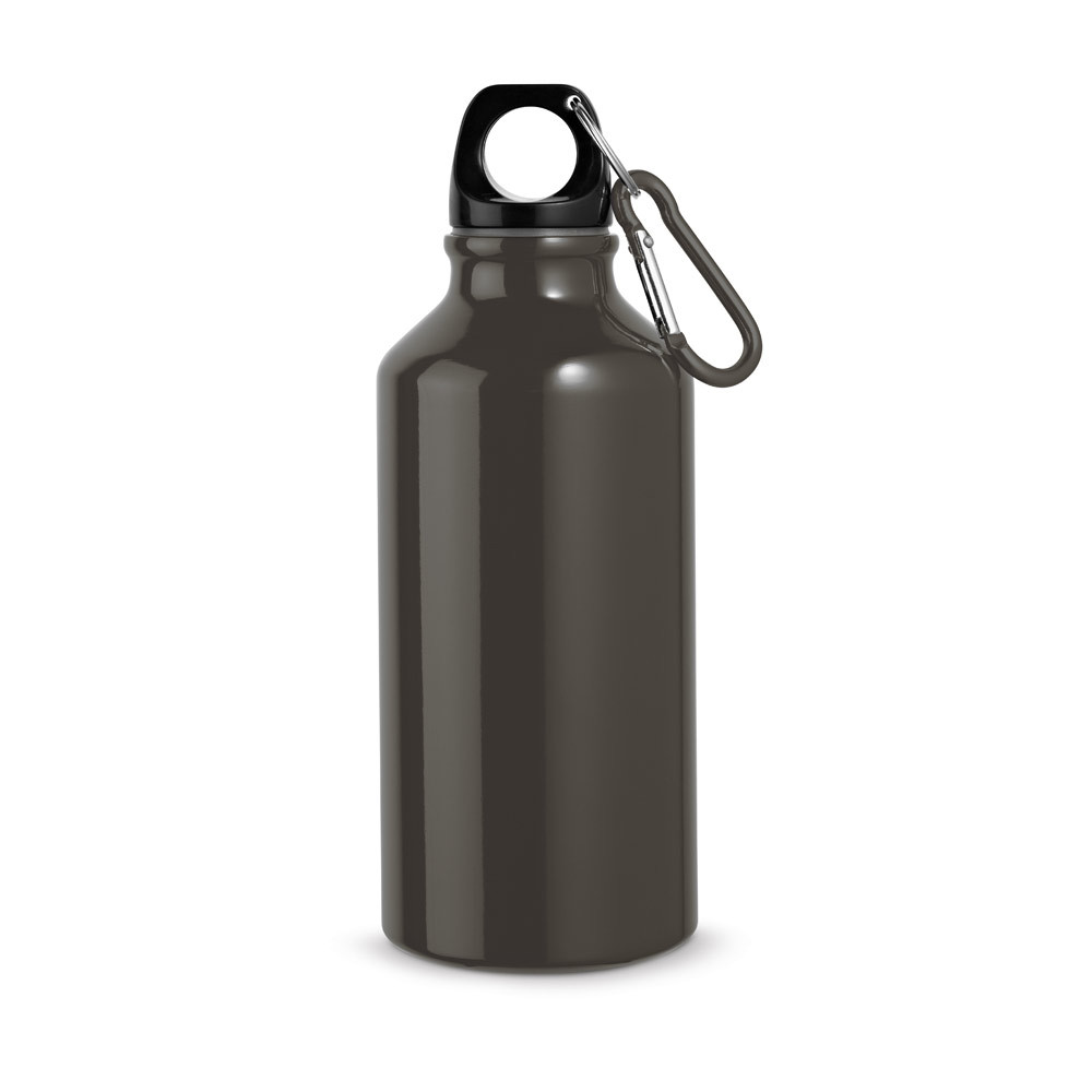 Hliníková fľaša s karabínou (400 ml)