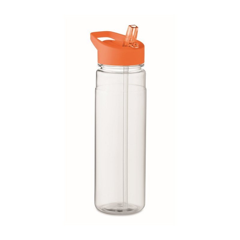 Fľaša RPET 650ml so slamkou