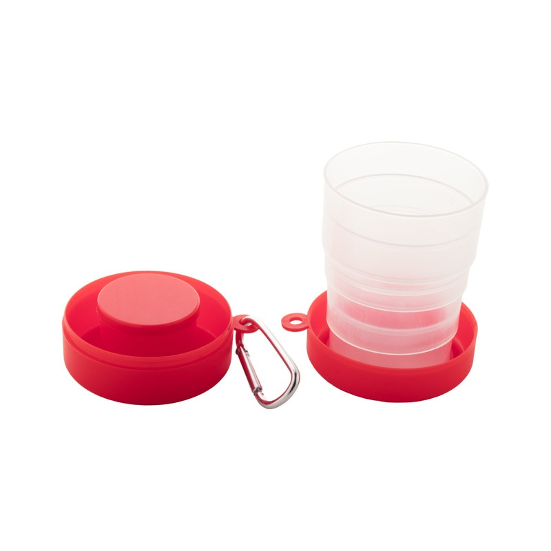 Skladací pohárik s karabínkou 220ml