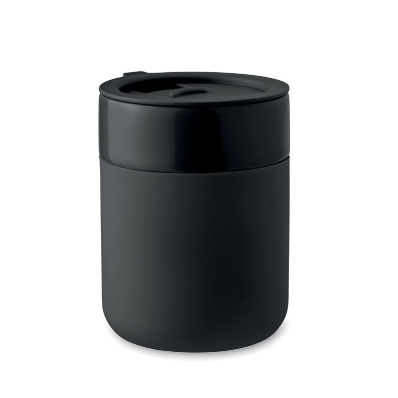 Keramický pohár 330 ml so silikónovým návlekom