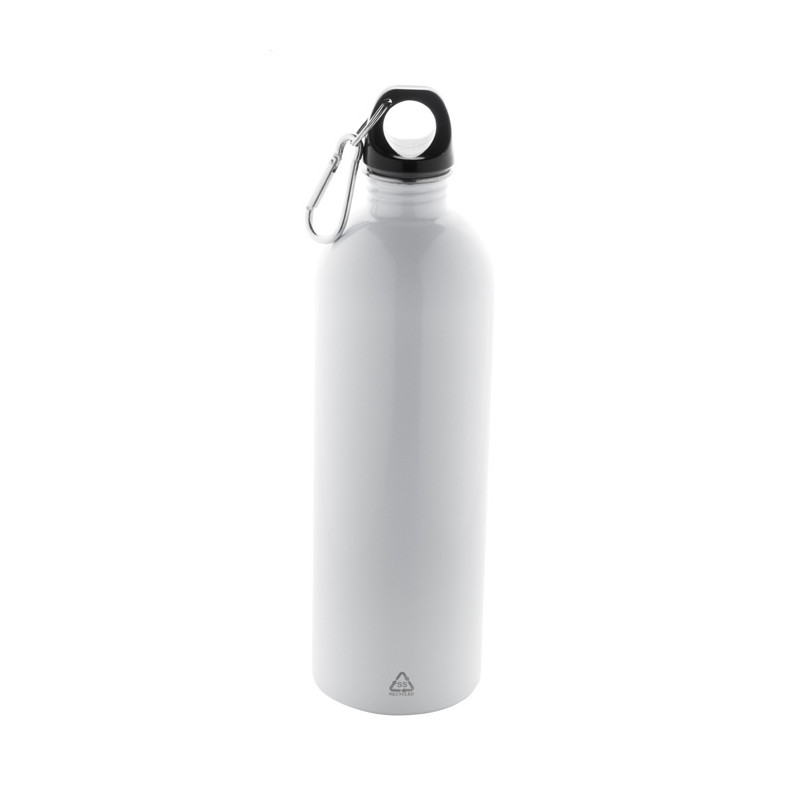 Fľaša s karabínkou z recyklovaného nerezu 750 ml