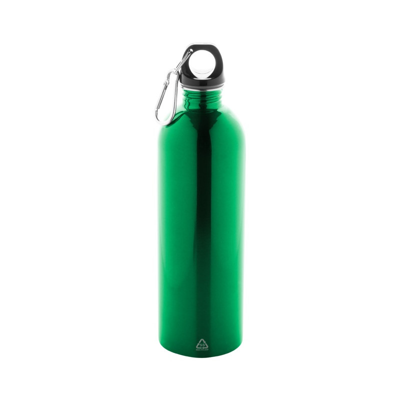 Fľaša s karabínkou z recyklovaného nerezu 750 ml