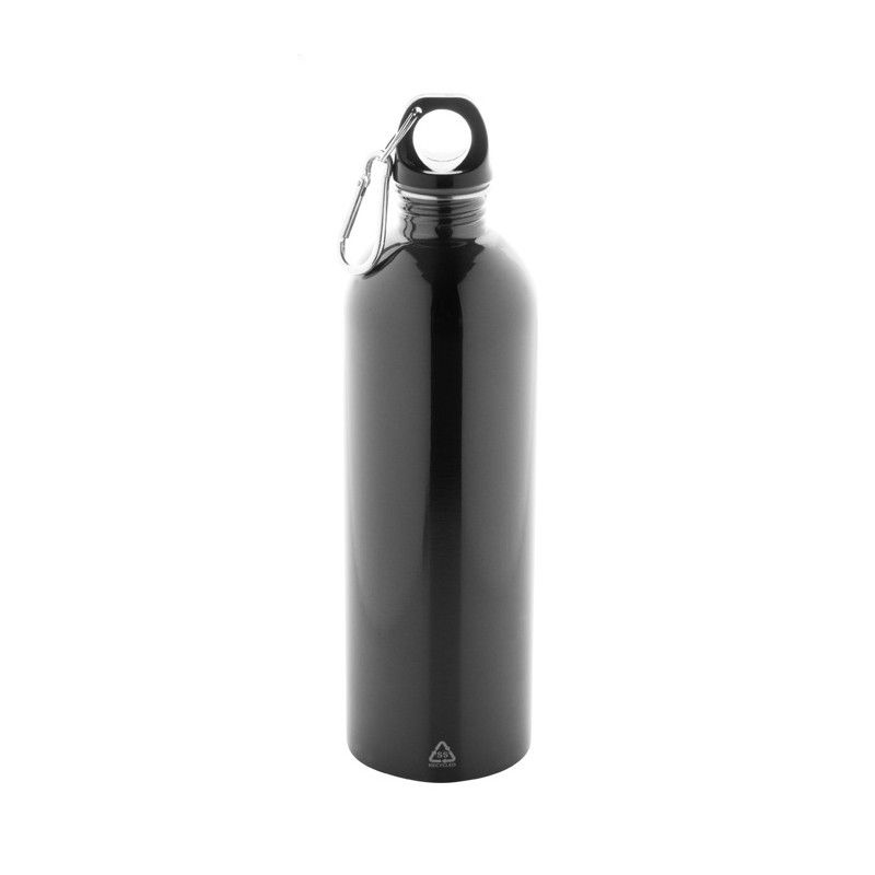 Fľaša s karabínkou z recyklovaného nerezu 750 ml
