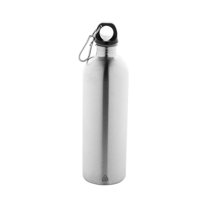 Fľaša s karabínkou z recyklovaného nerezu 750 ml